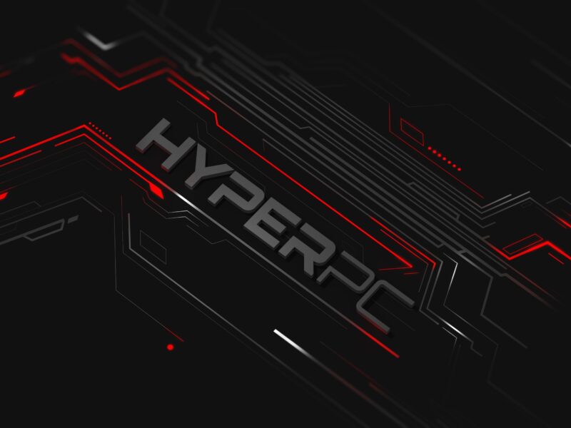 Обои логотип, HyperPc на рабочий стол.