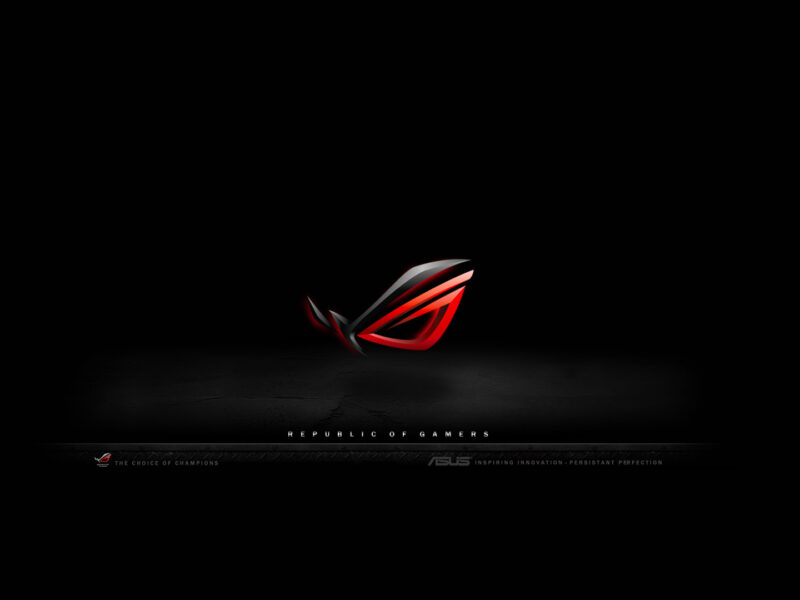 Обои republic, Asus, gamers, black