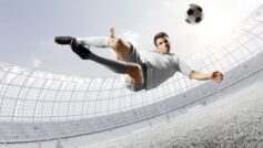 Обои soccer, stadium, soccer ball, strong man на рабочий стол.