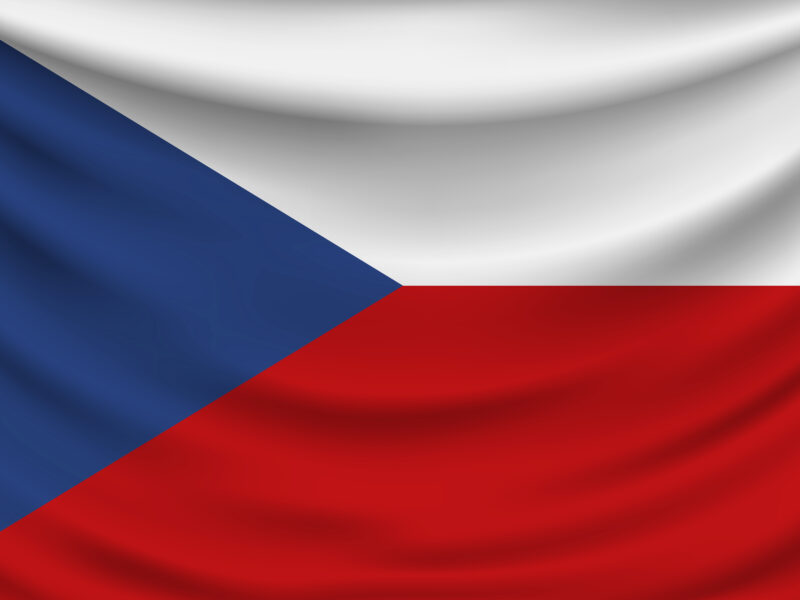 Обои Czech Republic, national flags, textures на рабочий стол.