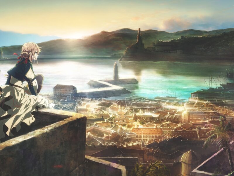 Обои Violet Evergarden, animated film, Kyoto Animation на рабочий стол.